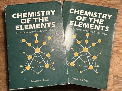 Chemistry of The Elements Greenwood Earnshaw 1984 Paperback, Guter Zustand
