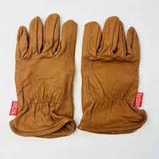Vintage Marlboro Brown Genuine Leather Gloves Size S/M Unlimited Gear