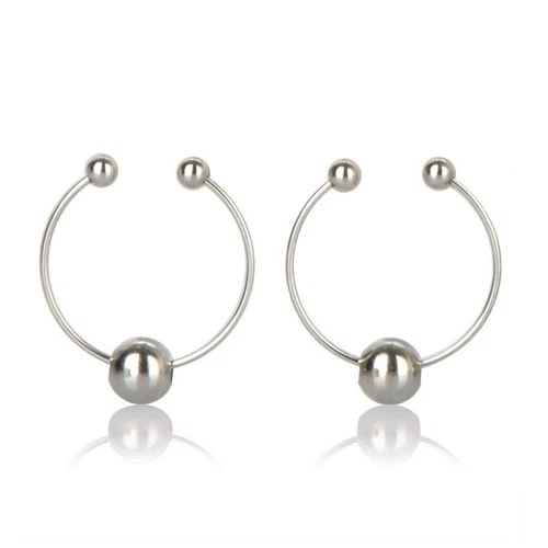 Non-piercing Silver Nipple Rings Intimate Body Nipple Jewelry