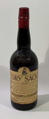 Vintage Flasche DRY SACK SHERRYWILLIAMS & HUMBERTJEREZ and LONDON 70cl 19,5 %