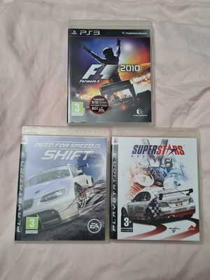 Superstars V8 Racing Need for Speed SHIFT F1 2010 PS3 Playstation PAL Pegi 