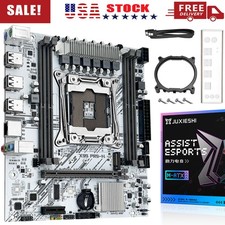 LGA 2011-3 White PC Motherboard DDR4 SATA/NVME M.2 SATA II PCI-e 3.0 JUXIESHI