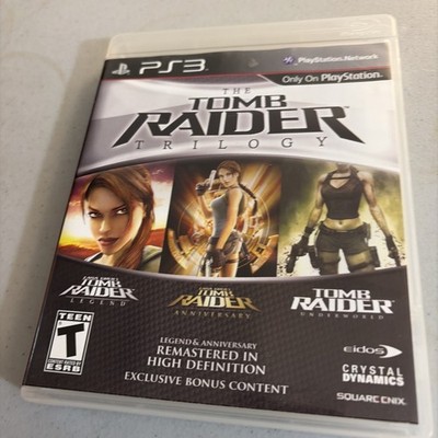 The Tomb Raider Trilogy Sony PlayStation 3, 2011, Complete in Box.