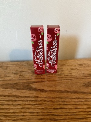 (2) Lime Crime Velvetines ~ PUMPKIN ~ MATTE LIPSTICK Lip Stain Full-size New Set
