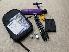 Telescope for Kids  Adults, 80mm 500mm Portable Refractor, Purple