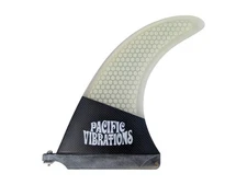 Longboard 9" Pacific Vibrations Fin SURFBOARD Honeycomb Carbon