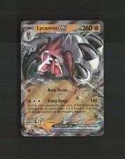 Carta Pokemon Holo Lycanroc ex 117/193 Paldea Evoluta Ultra Rara NM