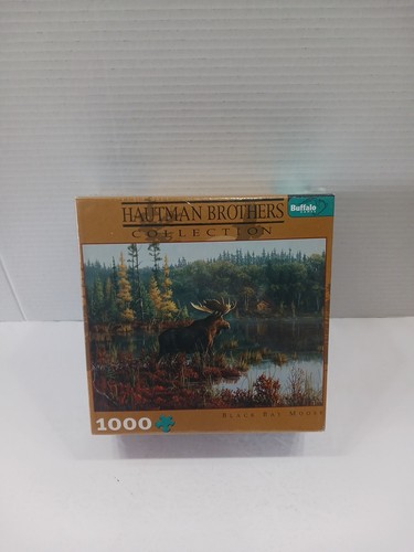 Black Bay Moose Puzzle by Buffalo Games / Hautman Brothers 1026 Piece New Sealed - Picture 1 of 7