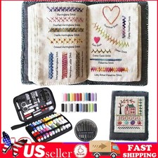 The Ultimate Embroidery Learning Book,Embroidery Stitch Book with Multiple Sewin