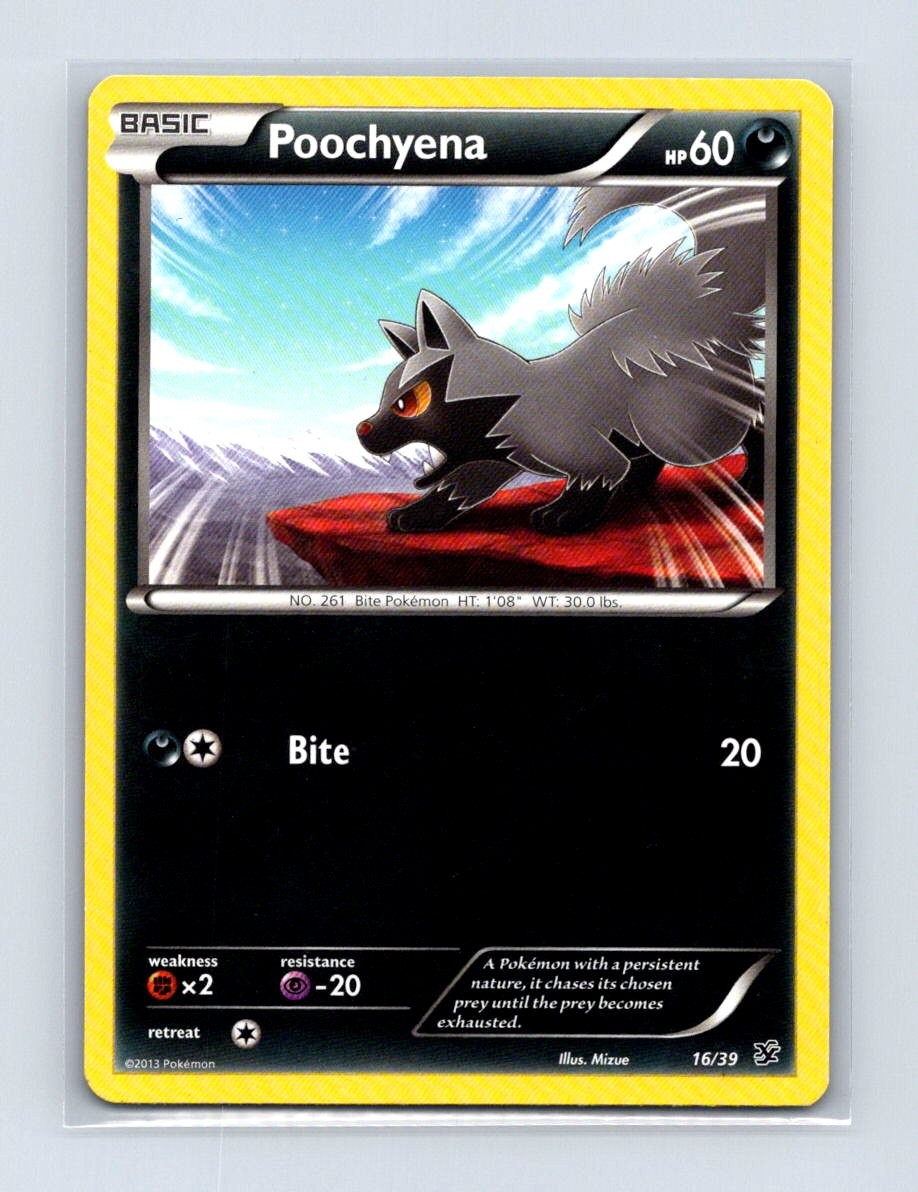 Poochyena 16/39 Kalos Starter Set Pokemon Lightly Played