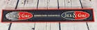 Vintage 2001 Jack & Coke America’s Cocktail Bar Mat Rubber Rail Runner 23"