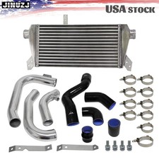 Front Mount Intercooler Kit For Audi A4 1.8t Turbo B6 Quattro 2002-2006 Black Front Mount Intercooler Kit For Audi A4 1.8t Turbo B6 Quattro 2002-2006 Black