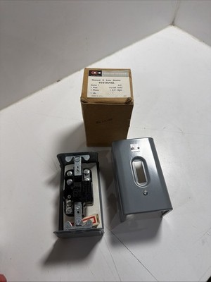 CUTLER HAMMER 9101H74A MANUAL X LINE STARTER 115/230V AC 1HP 1 POLE 1 PHASE