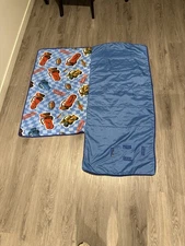 Disney Pixar Cars Lightning McQueen Nap Mat Sleeping Bag by Idea Nuova 54”x24”