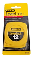 Stanley 30-982 LeverLock 12 ft Tape Measure