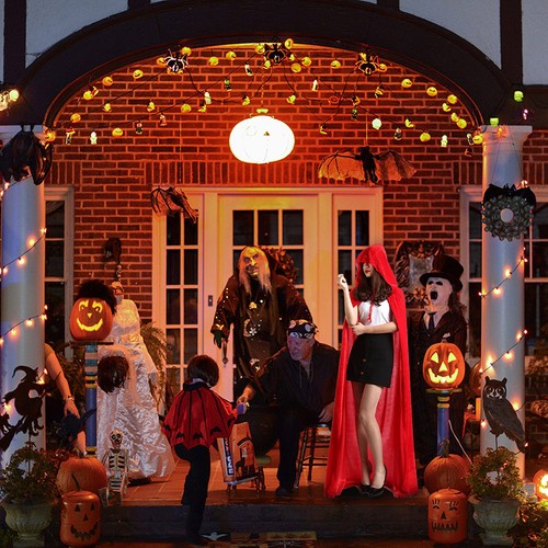 Unique Style Black Red Velvet Cape For Spooky Halloween Look Long And Spacious
