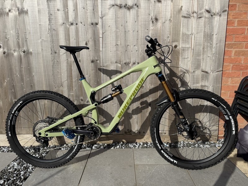 Nukeproof Mega 2021 Artichoke Green 27.5 Carbon Mountain Bike - Size XL