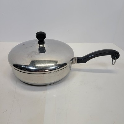 VTG Farberware 7.5'' Saute Pan w/Lid and Double Boiler Insert