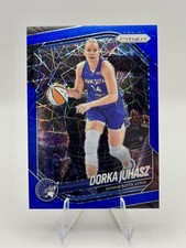 2025 Panini Prizm WNBA #109 Dorka Juhasz Blue Velocity Prizms