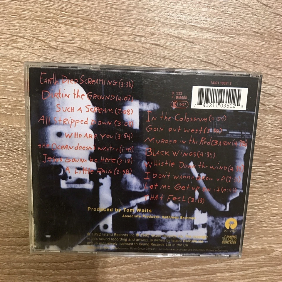 Bone machine (1992) von Tom Waits | CD | Zustand gut E - Bild 3 von 3