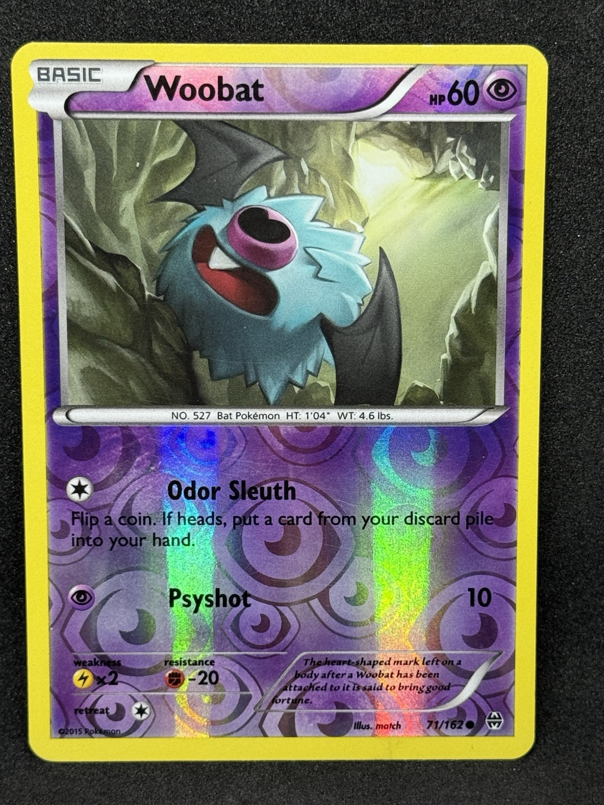 Woobat 71/162 Breakthrough Reverse Holo LP