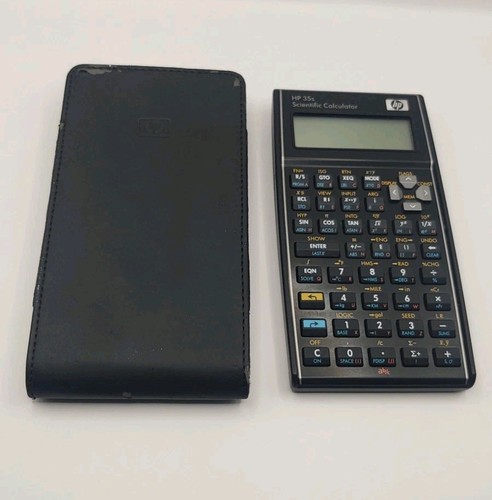 Vintage Hewlett Packard HP-35S RPN Scientific Calculator READ description - Picture 12 of 12