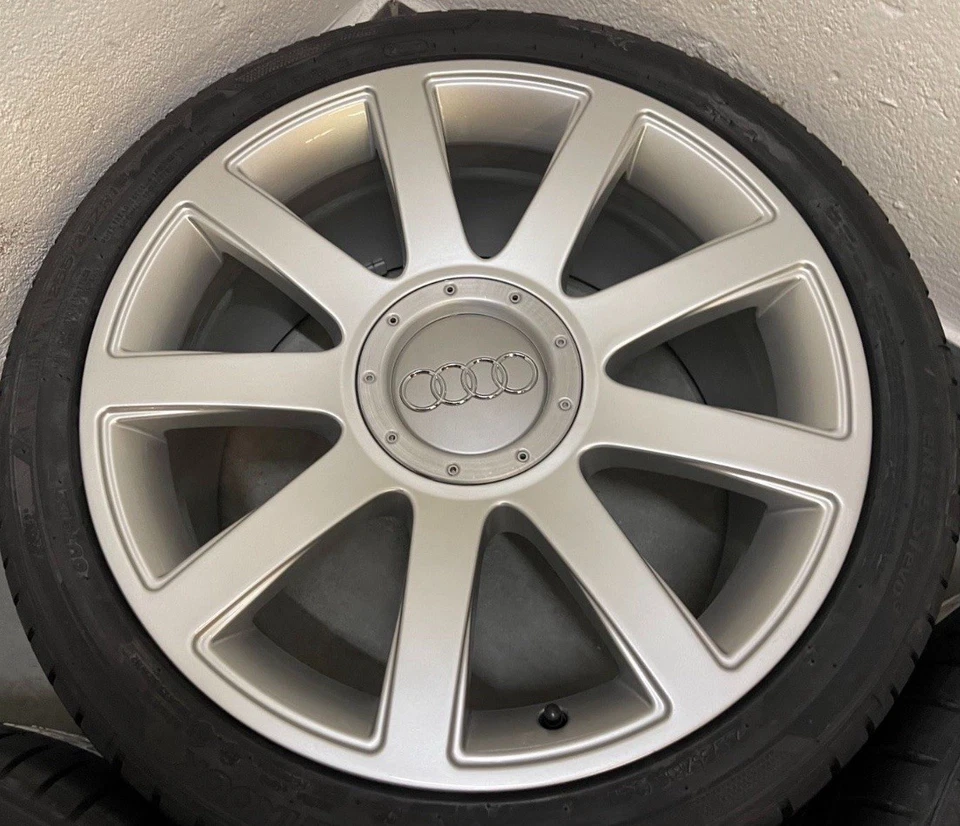 Original Audi RS4 18 Zoll 8D0601025T Felgen Räder 255 35 18 Sommerräder Reifen - Bild 3 von 4