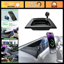 Magnetic Phone Mount for Jeep Wrangler JK JKU 2011-2017 - 15W Wireless Charger,