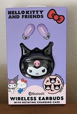 Sanrio Hello Kitty  Friends WIreless Earbuds With Rotating Charger Case 