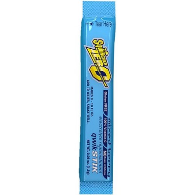 Sqwincher QwikStik  Zero Single Serve, 0.06 oz Packs, 8 10 oz Yield, Mixed