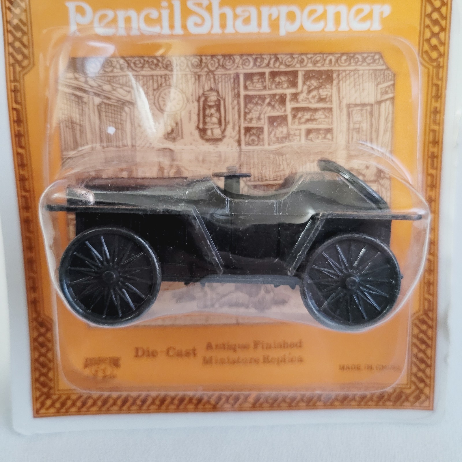 Lot of 2 Nostalgic Pencil Sharpeners - Vintage Car & Tractor 