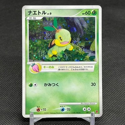 Turtwig 001/PPP Promo Earn 2000 EXP Points 2007 Japanese Pokemon Card #E035