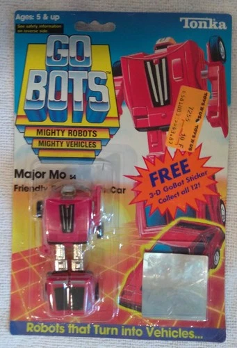 Major Mo Robot Sports Car 1985 Tonka Gobots Vintage Action Figure NEW  #54