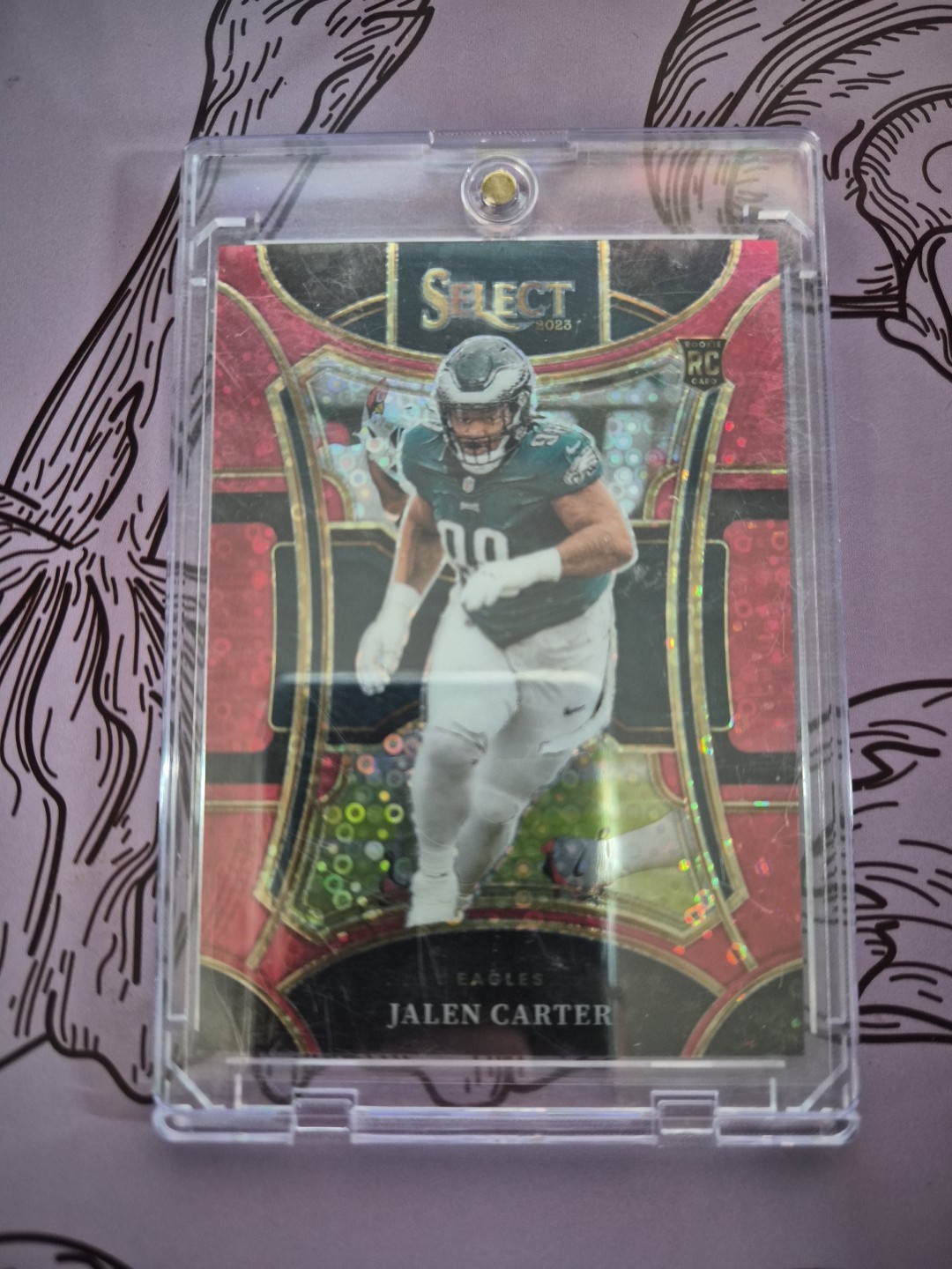 2023 Panini Select - Suite Level Jalen Carter #477 Red Prizm /49 (RC)