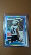 Mike Green 2025 Donruss Optic Rated Rookie Holo Prizm No. 250 Baltimore Ravens 