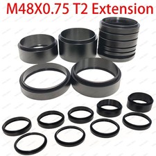 M48X0.75 T2 Extension Tube Kit 3/5/7/10/12/15/20/30/40/50mm Telescope Adapt Ring