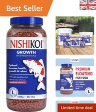 1.25kg Growth Food for Koi & Pond Fish - Large High Protein Pellets