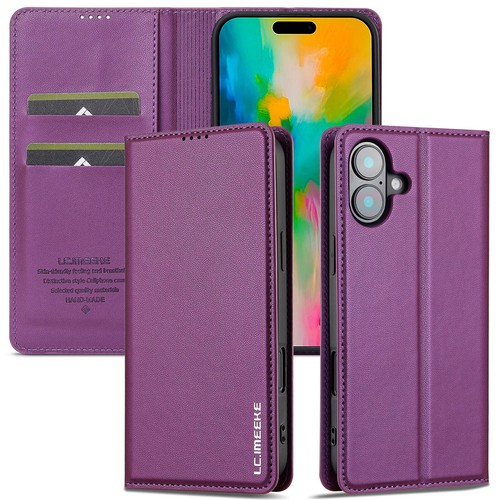 For iPhone 16 Plus 15 Pro 14 13 12 11 Flip Leather Wallet Magnetic Phone Case - 第 40/45 張圖片