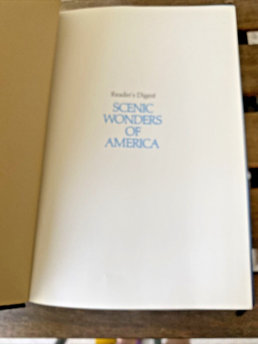 READERS DIGEST Scenic Wonders of America, Hardcover w/ Dust Jacket