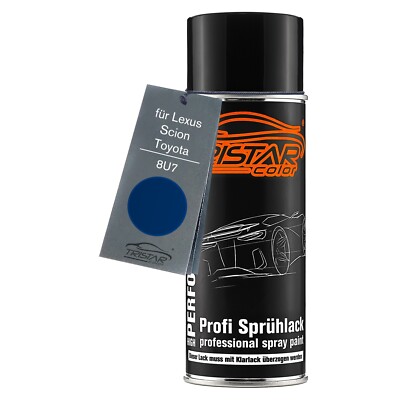 Autolack Spraydose für Lexus Scion Toyota 8U7 Electra Blue Metallic Basislack