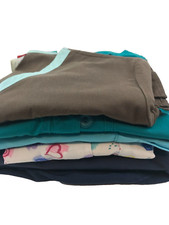 Lot Scrubs--2 Matching Tops w/Pants One Jacket with Matching Top