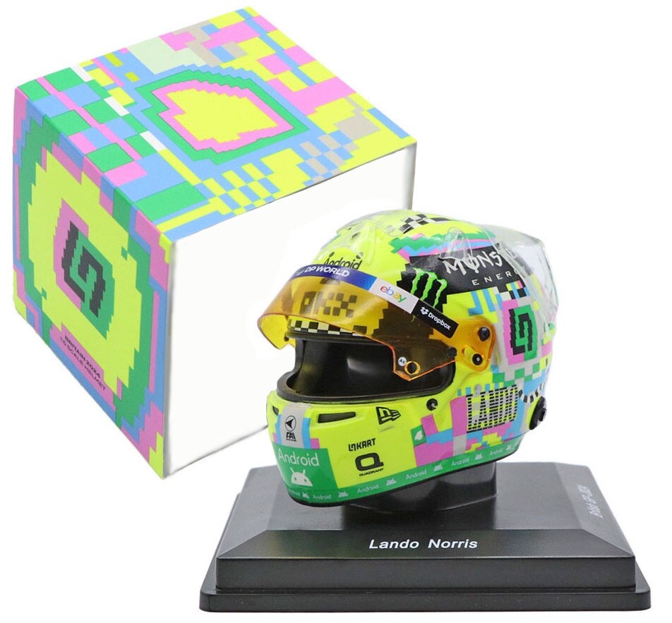 Spark 5HF162 McLaren Helmet Replica British GP 2024 - Lando Norris