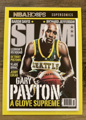 Gary Payton 67 SLAM INSERT 2021-22 Panini NBA Hoops Basketball