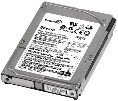 FESTPLATTE SUN 541-0323-01 ST973401LSUN72G 73GB 10K 8MB SAS 2.5'' 