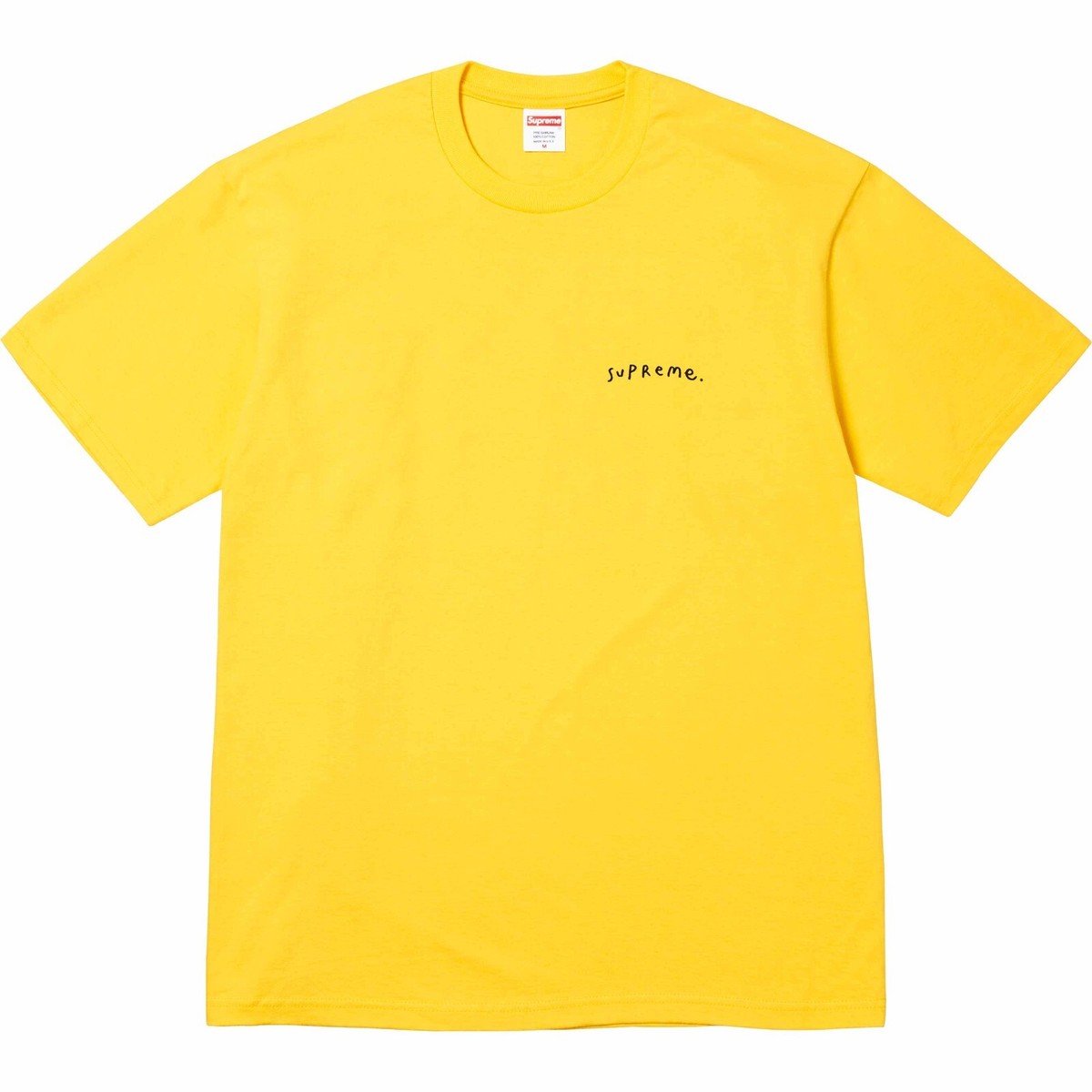 Supreme - Ying Yang Tee T Shirt - Yellow - XLarge - FW23
