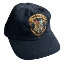 Vintage NWT WBSS Harry Potter Hogwarts Youth Hat Cap Adjustable Back Strap Black