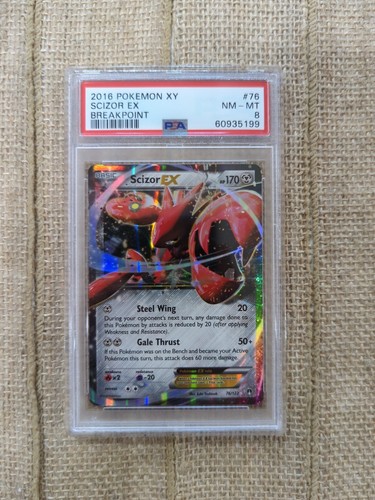 Scizor-EX graded PSA 8 for sale on eBay