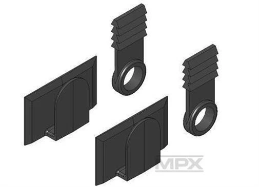 Multiplex / Hitec RC CanopyLock (2 Paar) / 725136 - Bild 2 von 2