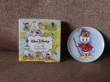 Walt Disney Dewey Mini Wall Plate Crown Staffordshire Boxed