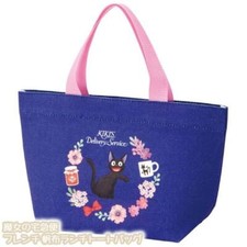 Ghibli Kiki's Delivery Service Jiji cat French canvas lunch tote bag S Japan New